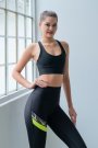 Lismina Kadın Dar Kesim Spor Tayt Toparlayıcı Fitness Siyah Push- Up Özellikli
